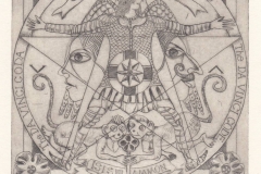 Leontii Gryniuk, Exlibris George Steiner, C4, 17.5x9.3 cm, 2020