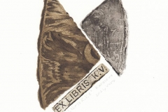Vera Karaseva, Exlibris Vera Karaseva, C6, 14.5x10.5 cm, 2021