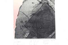Zoran Mise, Exlibris Ivan Mateev II, 2018, 11/9 cm, C3, block print