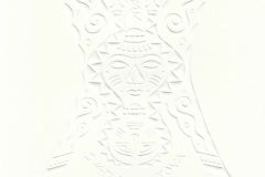 Maya Tcholakova, Exlibris Svetla Hristova "Mask II Butterfly", 13/10 cm, 2016, C