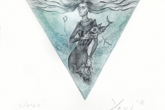 Yani Balimezov, "Water" - Kerka Balimezova", 2016, 15 / 15 cm, C3, C5