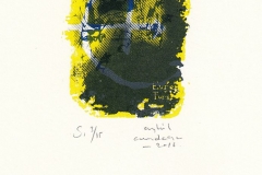 Eylul Gamdere, "Tural", 2016, 8.3/ 6.3 cm, silk screen