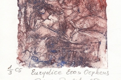 Eftihia Papakirioye Petala, "Eurydice Eros Orpheus", 2016, 12.5/ 13 cm, C5