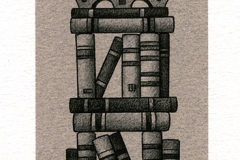 Maya Tcholakova, Exlibris M. Blazhieva "Tower", 2013, CGD